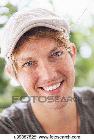 Portrait of man smiling View Large Photo Image Stock Photography - Portrait of man smiling. Fotosearch