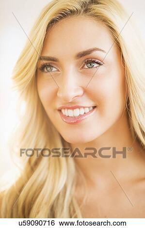 Portrait of teenage girl (16-17) smiling View Large Photo Image Stock Photograph - Portrait of teenage girl (16-17) smiling. Fotosearch