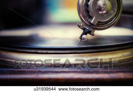 Studio close-up of record player View Large Photo Image Picture - Studio close-up of record player. Fotosearch