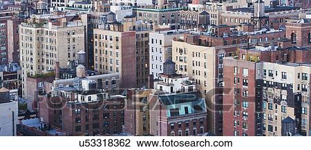 Stock Image - View of Central Park West. Fotosearch