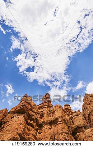 Stock Image - View of rock formations. Fotosearch