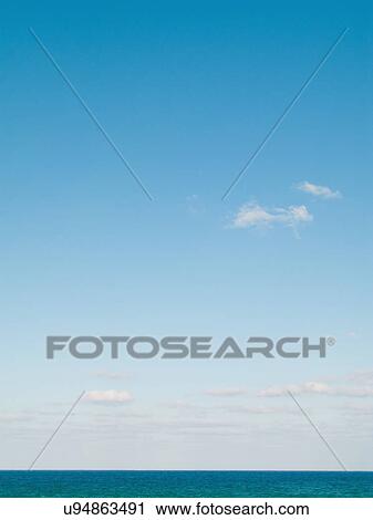 Stock Image - View to Atlantic Ocean. Fotosearch
