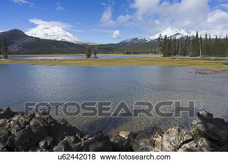 Stock Photo - View to Sparks Lake. Fotosearch