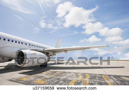 Stock Photo - Airbus aircraft on airport, Koh Samui, Thailand. Fotosearch