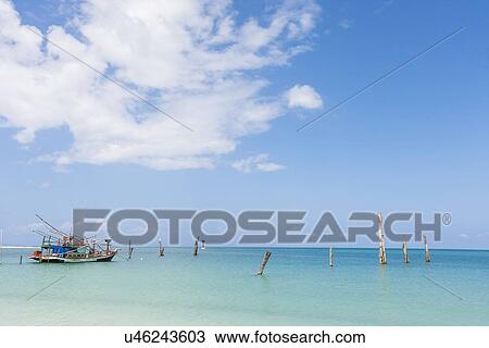 Fishing boat in calm ocean, Koh Pha Ngan, Thailand View Large Photo Image Stock Image - Fishing boat in calm ocean, Koh Pha Ngan, Thailand. Fotosearch