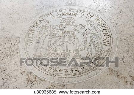 Great Seal of the State of Wisconsin in Fort Bonifacio, Manila, Philippines View Large Photo Image Stock Photography - Great Seal of the State of Wisconsin in Fort Bonifacio, Manila, Philippines. Fotosearch