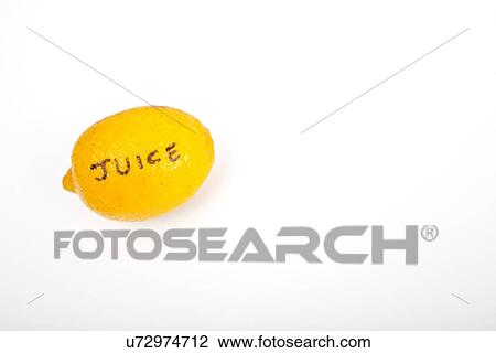 Juicy lemon over white background View Large Photo Image Stock Image - Juicy lemon over white background. Fotosearch