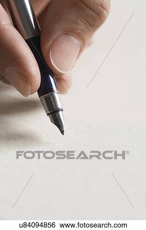 Man signing document close up of pen in hand View Large Photo Image Stock Photograph - Man signing document close up of pen in hand. Fotosearch