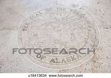 Seal of Alaska in Fort Bonifacio, Manila, Philippines View Large Photo Image Picture - Seal of Alaska in Fort Bonifacio, Manila, Philippines. Fotosearch