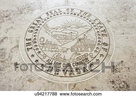 Seal of Nevada in Fort Bonifacio, Manila, Philippines View Large Photo Image Stock Photo - Seal of Nevada in Fort Bonifacio, Manila, Philippines. Fotosearch