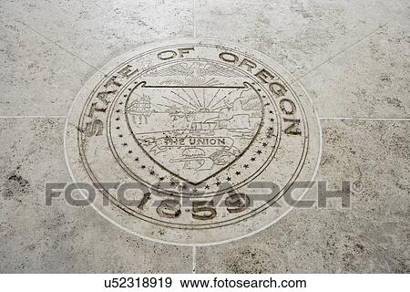 Seal of Oregon in Fort Bonifacio, Manila, Philippines View Large Photo Image Stock Photo - Seal of Oregon in Fort Bonifacio, Manila, Philippines. Fotosearch