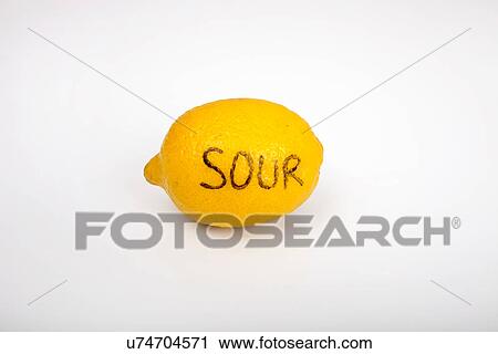 Sour lemon over white background View Large Photo Image Stock Image - Sour lemon over white background. Fotosearch