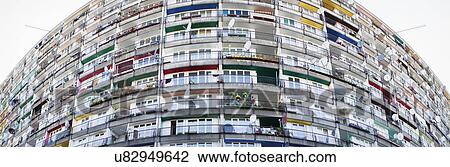 Stock Image - Apartment building, Berlin, Germany. Fotosearch