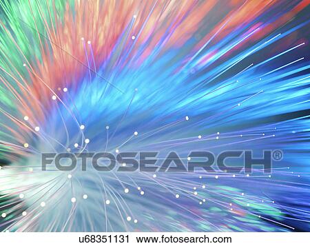 Bundle of fibre optics used to send data View Large Photo Image Stock Image - Bundle of fibre optics used to send data. Fotosearch