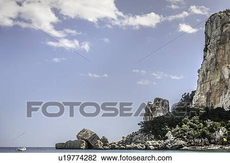 Coastal cliffs, Cala Luna, Sardinia, Italy View Large Photo Image Stock Image - Coastal cliffs, Cala Luna, Sardinia, Italy. Fotosearch