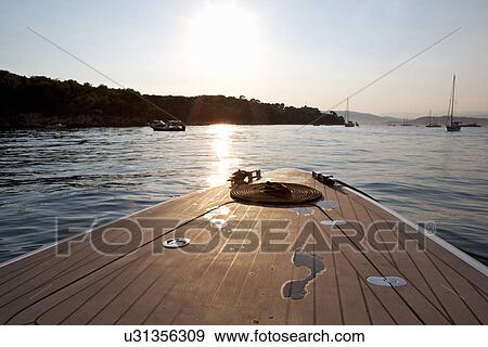 Footprint on bow of boat, Cannes Islands, Cote D'Azur, France View Large Photo Image Stock Photo - Footprint on bow of boat, Cannes Islands, Cote D'Azur, France. Fotosearch