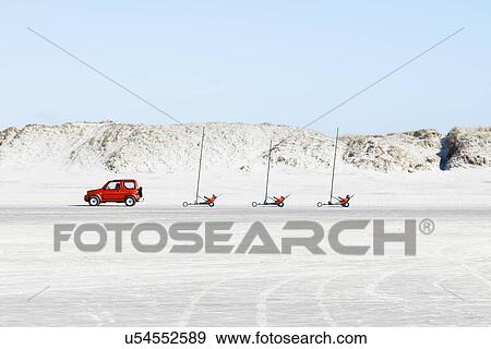 Kite buggies, Sankt Peter Ording, Schleswig Holstein, Germany View Large Photo Image Stock Photo - Kite buggies, Sankt Peter Ording, Schleswig Holstein, Germany. Fotosearch