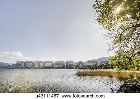 Stock Photo - Lake Tegernsee, Bavaria, Germany. Fotosearch