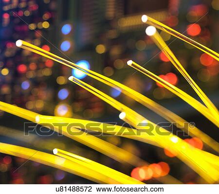 Optical fibres which are used to carry images, or high volumes of data View Large Photo Image Stock Image - Optical fibres which are used to carry images, or high volumes of data. Fotosearch