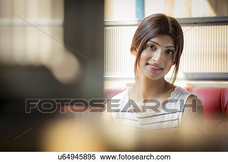 Portrait of brunette woman View Large Photo Image Stock Photography - Portrait of brunette woman. Fotosearch
