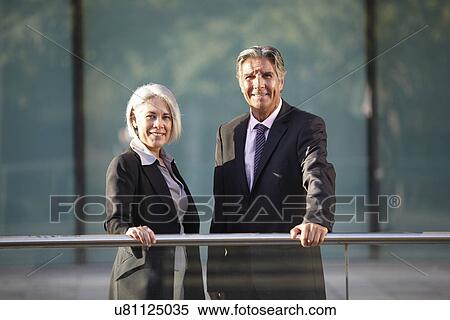 Stock Photography - Portrait of businesspeople. Fotosearch