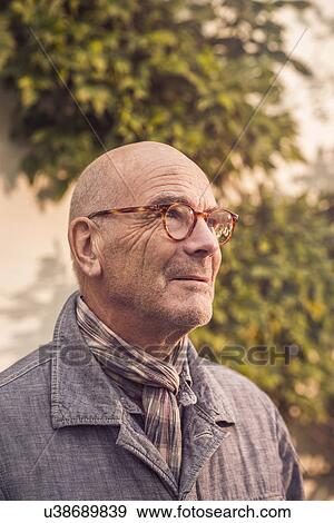 Stock Photo - Portrait of senior man. Fotosearch