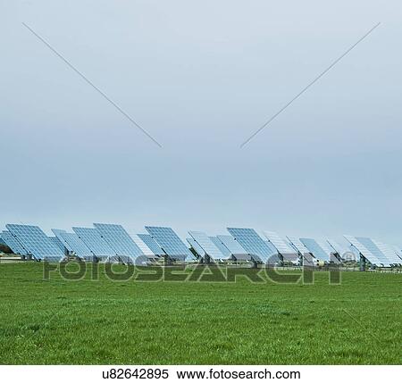 Solar panels, La Mancha, Spain View Large Photo Image Stock Photography - Solar panels, La Mancha, Spain. Fotosearch