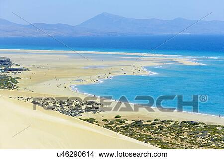 Sotavento Beach, Jandia Peninsula, Fuerteventura, Canary Islands, Spain View Large Photo Image Picture - Sotavento Beach, Jandia Peninsula, Fuerteventura, Canary Islands, Spain. Fotosearch