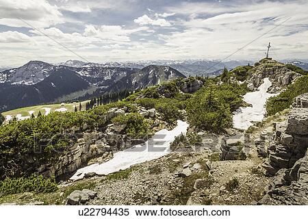 View from Mt Wallberg, Bavaria, Germany View Large Photo Image Stock Photography - View from Mt Wallberg, Bavaria, Germany. Fotosearch