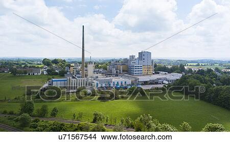 View of industrial plant, Wasserberg, Bavaria, Germany View Large Photo Image Picture - View of industrial plant, Wasserberg, Bavaria, Germany. Fotosearch