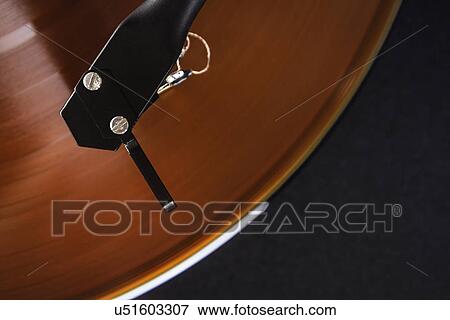 Vintage turntable, close up View Large Photo Image Stock Photo - Vintage turntable, close up. Fotosearch