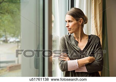 Woman daydreaming View Large Photo Image Stock Photo - Woman daydreaming. Fotosearch