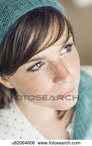 Woman daydreaming View Large Photo Image Stock Photograph - Woman daydreaming. Fotosearch