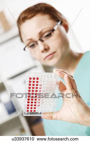 Stock Image - Biological research. Fotosearch