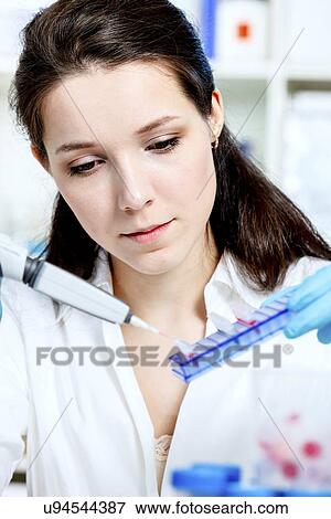 Stock Photo - Biological research. Fotosearch