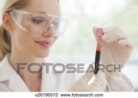 Stock Image - Blood test. Fotosearch