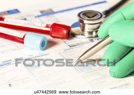 Stock Photo - Blood test. Fotosearch