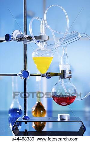 Stock Photo - Chemistry experiment. Fotosearch