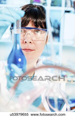 Stock Photography - Chemistry experiment. Fotosearch