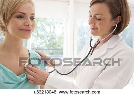 Stock Photograph - Chest examination. Fotosearch