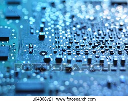 Stock Image - Circuit board. Fotosearch