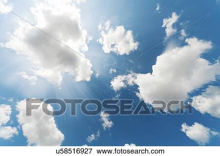 Stock Photo - Cloudy sky. Fotosearch