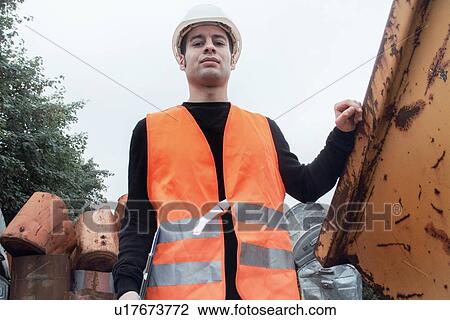 Stock Image - Construction worker. Fotosearch
