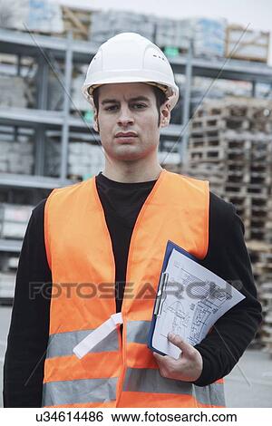 Construction worker View Large Photo Image Stock Photograph - Construction worker. Fotosearch
