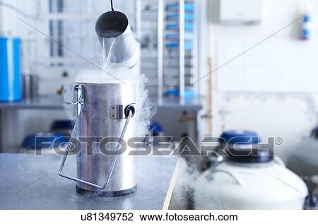 Stock Image - Cryostorage. Fotosearch