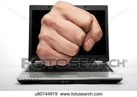 Stock Photo - Cyber bullying, conceptual image. Fotosearch