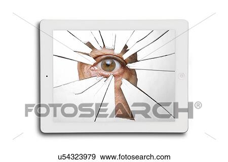 Stock Photo - Cyber stalking, conceptual image. Fotosearch