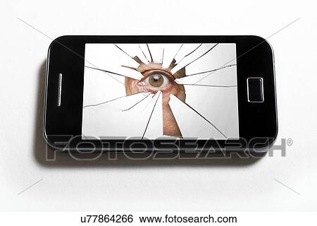 Stock Photograph - Cyber stalking, conceptual image. Fotosearch