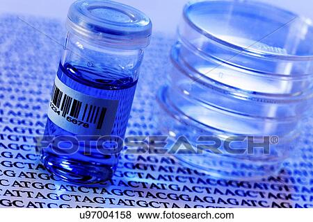 Stock Photo - Genetics research, conceptual image. Fotosearch