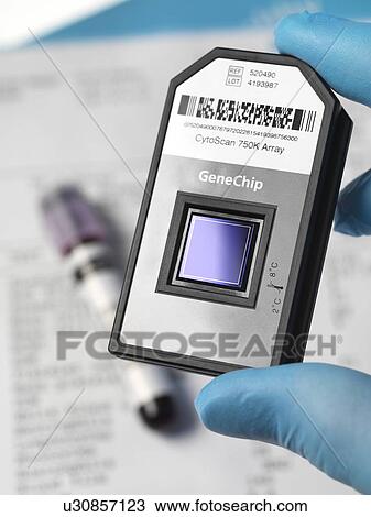 Stock Image - Genetics research. Fotosearch